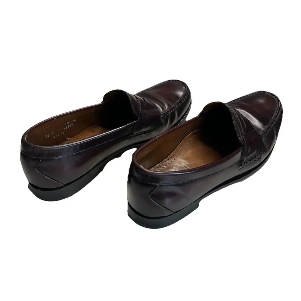 Allen Edmonds Walden X Toscana Loafers Men Sz 12D Dress Shoes Sole Italy